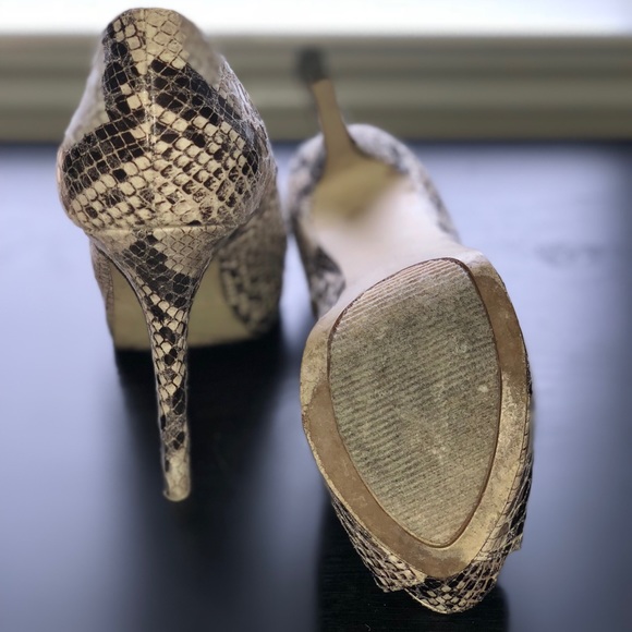 Enzo Angioloni Python Platform Heels - Picture 6 of 6